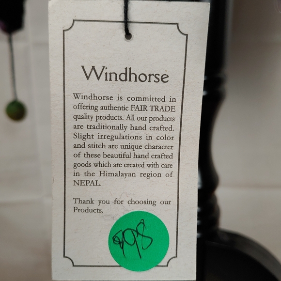 Sugar Dot Wool & Silk Black with Multicolored Wool Balls Scarf Handmade NWT - Picture 7 of 11